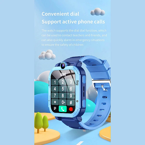 Smartwatch Microwear Y86 4G GPS WIFI Blue Silicone