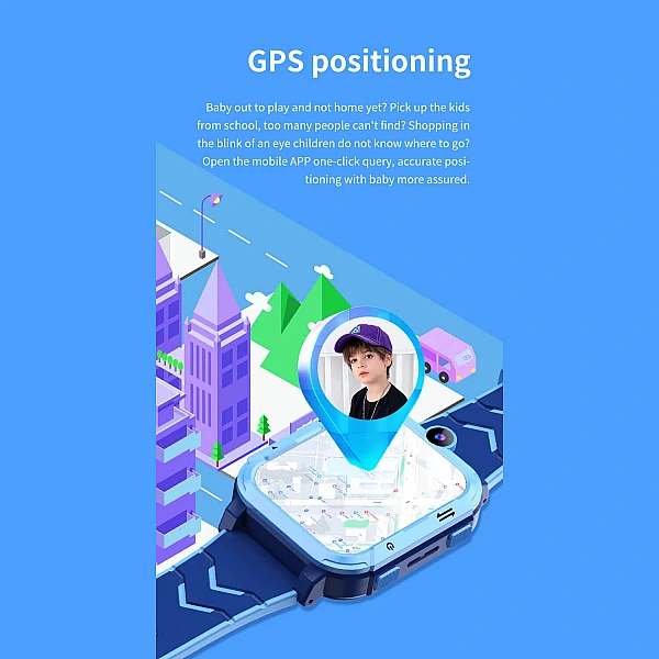 Smartwatch Microwear Y86 4G GPS WLAN - Blue Silicone Smartwatch Microwear Y86 4G GPS WLAN - Blue Silicone