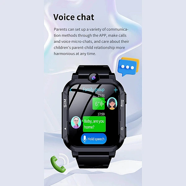 Smartwatch Microwear Y86 4G GPS WIFI Blue Silicone