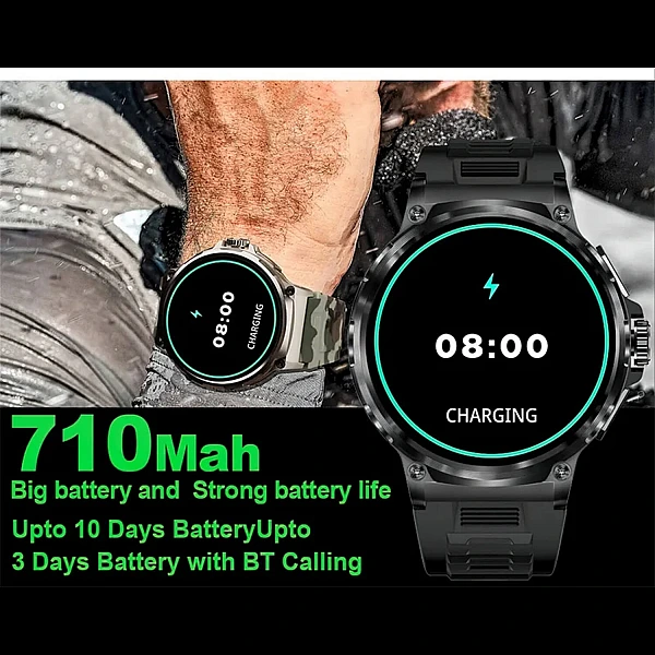 Smartwatch Microwear V69 – Black Silicone