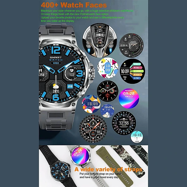 Smartwatch Microwear V69 – Black Silicone