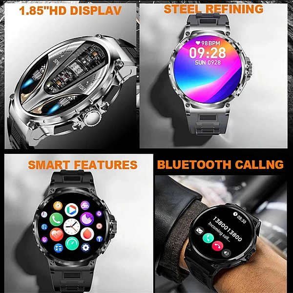 Smartwatch Microwear V69 - Grey Silicone Smartwatch Microwear V69 - Grey Silicone