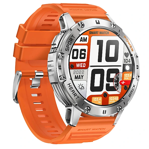 Smartwatch Microwear K65- Orange Silicone Smartwatch Microwear K65- Orange Silicone