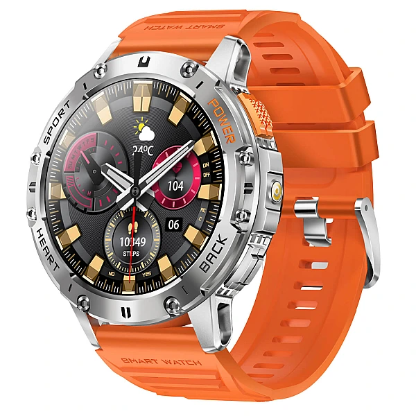 Smartwatch SANVNET K65- Orange Silicone