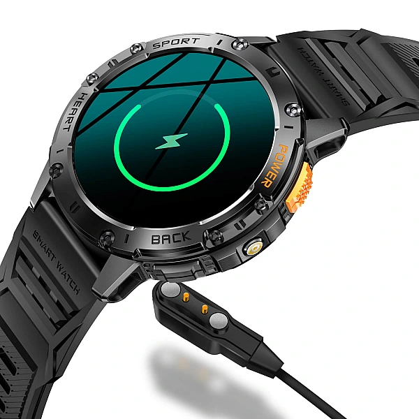 Smartwatch Microwear K65 – Black Silicone Smartwatch Microwear K65 – Black Silicone