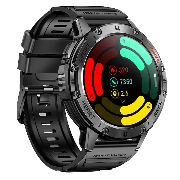 Smartwatch Microwear K65 – Black Silicone Smartwatch Microwear K65 – Black Silicone