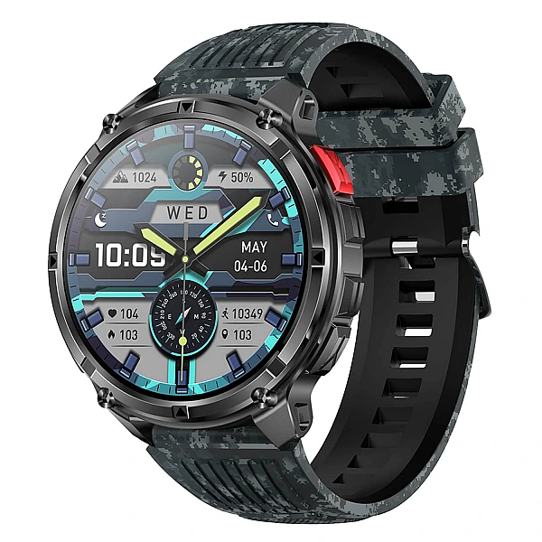 Smartwatch Microwear HT33 – Blue Camo Silicone