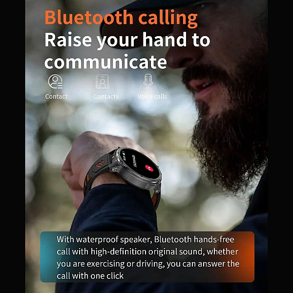 Smartwatch Microwear HT33 – Blue Silicone