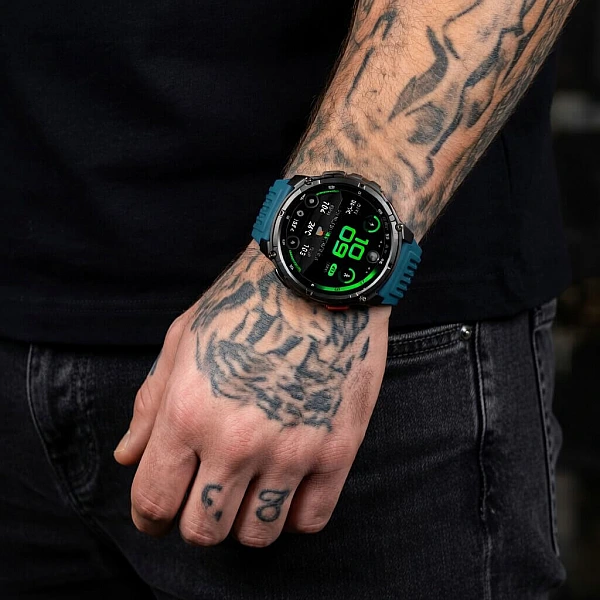 Smartwatch Microwear HT33 – Blue Silicone