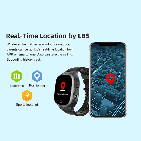 Smartwatch Microwear D05 2G GPS WIFI – Blue Silicone