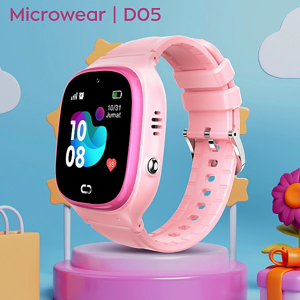 Smartwatch Microwear D05 2G GPS WIFI – Pink Silicone Smartwatch Microwear D05 2G GPS WIFI – Pink Silicone