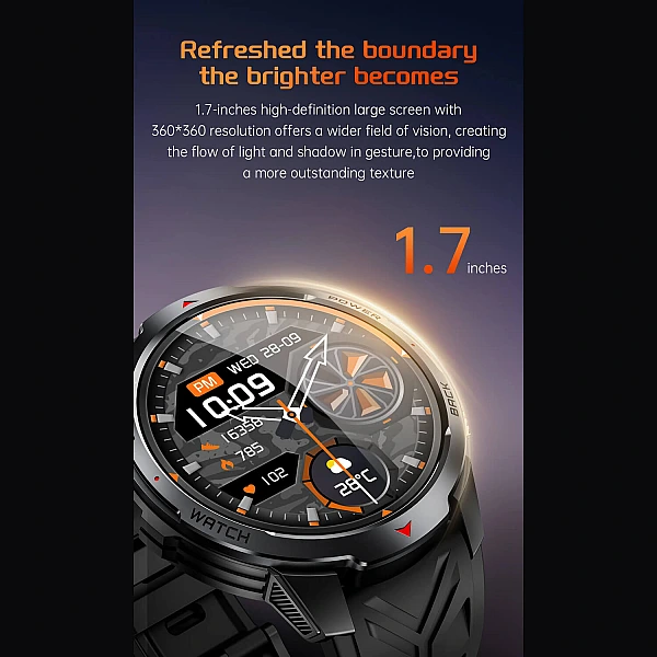 Smartwatch Microwear KT88 - Black Silicone Smartwatch Microwear KT88 - Black Silicone
