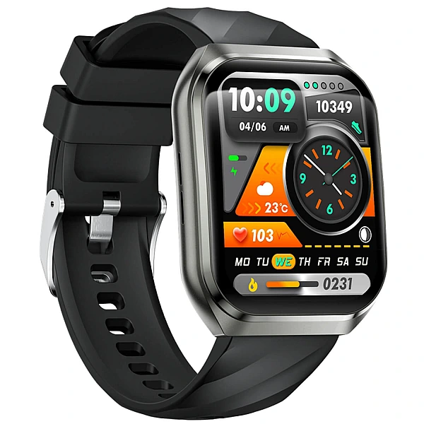 Smartwatch Microwear MT66 – Black Silicone Smartwatch Microwear MT66 – Black Silicone