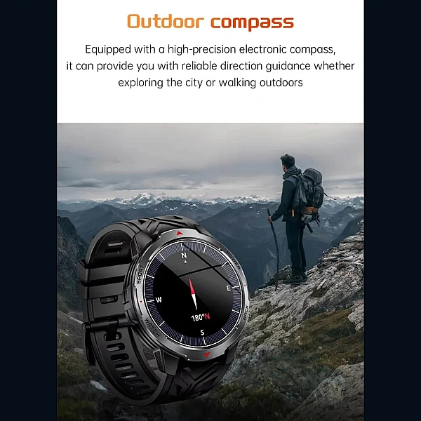 Smartwatch Microwear KT88 - Grey Silicone Smartwatch Microwear KT88 - Grey Silicone