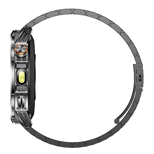 Smartwatch Microwear AK95 – Black Silicone