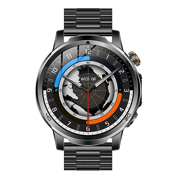 Smartwatch Microwear AK95 - Black Steel Smartwatch Microwear AK95 - Black Steel