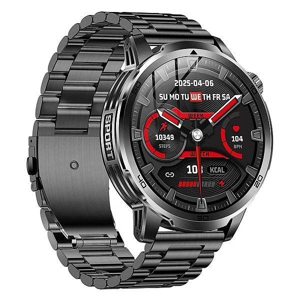 Smartwatch Microwear AK95 - Black Steel Smartwatch Microwear AK95 - Black Steel