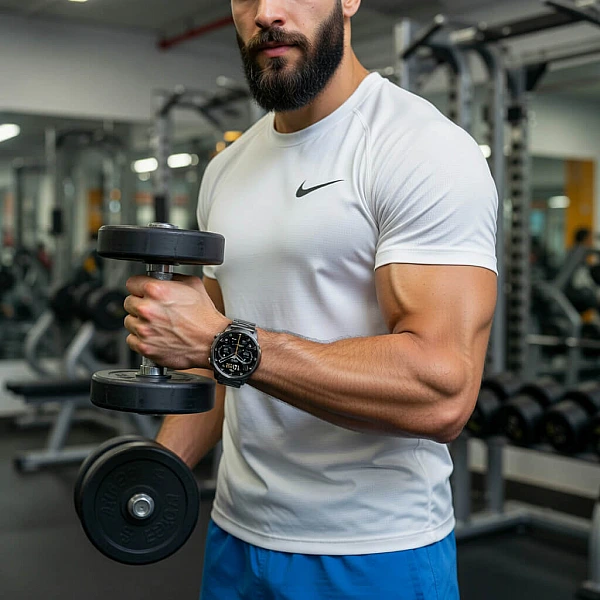 Smartwatch Microwear AK95 – Black Steel