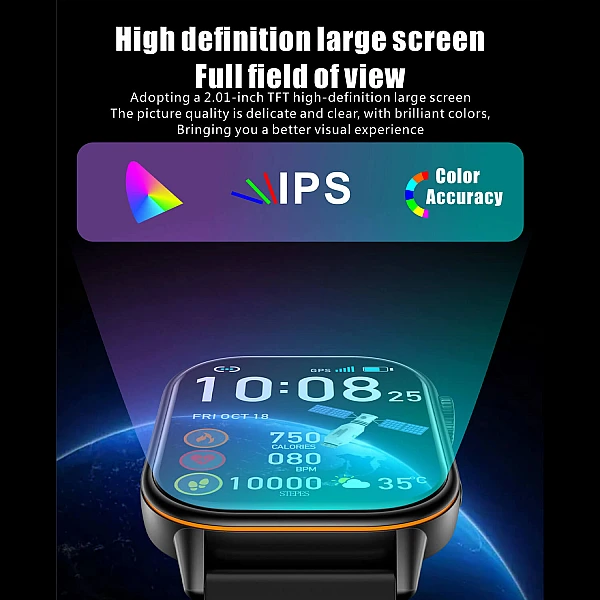 Smartwatch Microwear QX17 - Gold Silicone Smartwatch Microwear QX17 - Gold Silicone