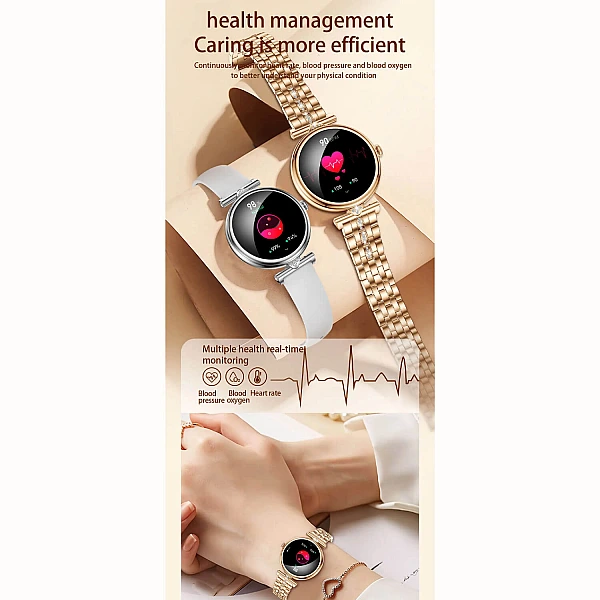 Smartwatch Microwear AK73 – Gold Diamond Steel Smartwatch Microwear AK73 – Gold Diamond Steel