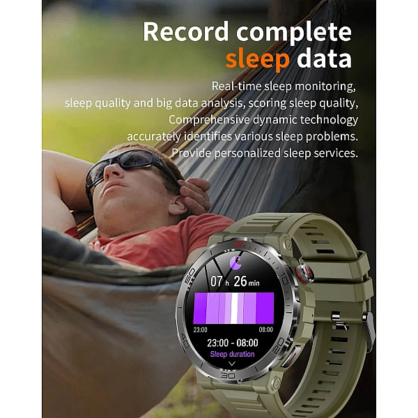 Smartwatch Microwear MK68 - Black Silicone Smartwatch Microwear MK68 - Black Silicone