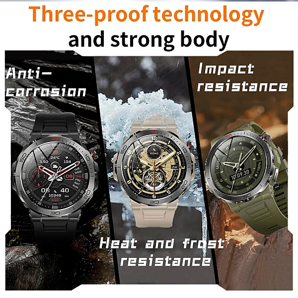 Smartwatch Microwear MK68 - Black Silicone Smartwatch Microwear MK68 - Black Silicone