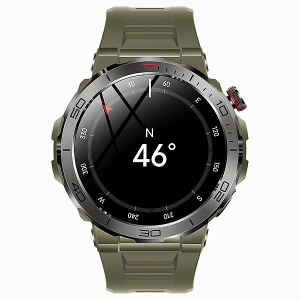 Smartwatch Microwear MK68 - Army Green Silicone Smartwatch Microwear MK68 - Army Green Silicone
