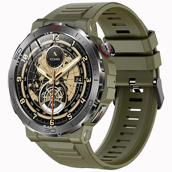 Smartwatch Microwear MK68 - Army Green Silicone