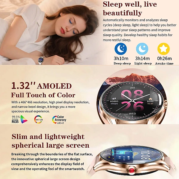 Smartwatch Microwear H03 - Pink Silicone Smartwatch Microwear H03 - Pink Silicone