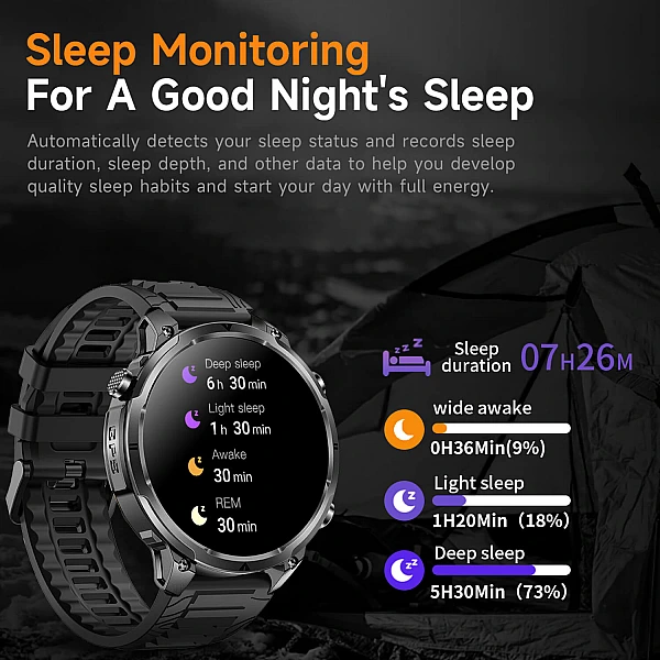 Smartwatch Microwear MK100 - Orange Silicone Smartwatch Microwear MK100 - Orange Silicone