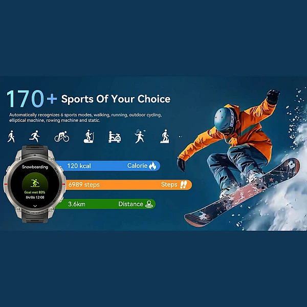 Smartwatch Microwear DM59 – Black Silicone Smartwatch Microwear DM59 – Black Silicone