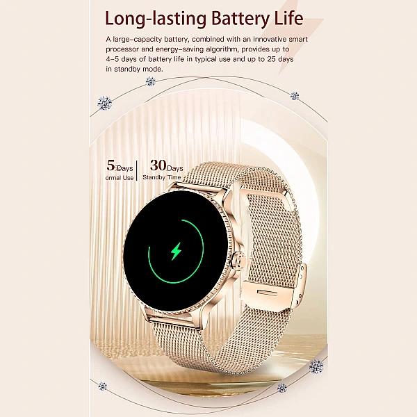 Smartwatch Microwear I225 - Silver Steel