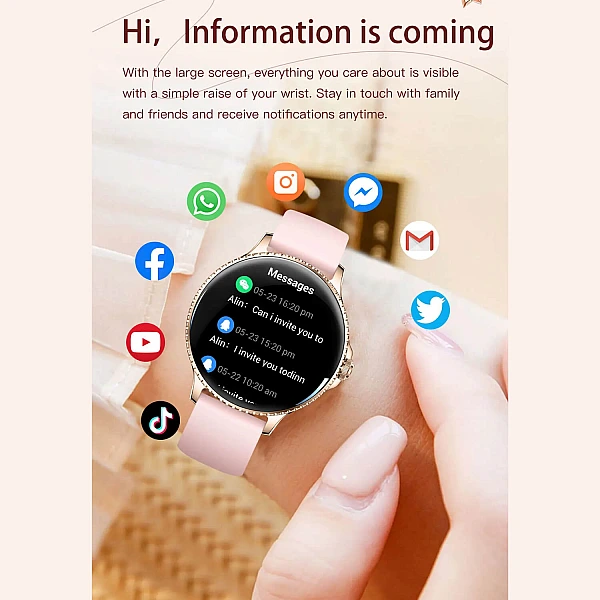 Smartwatch Microwear I225 - Silver Steel