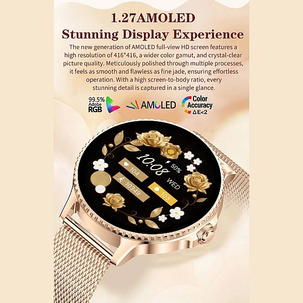 Smartwatch Microwear I225 - Silver Steel