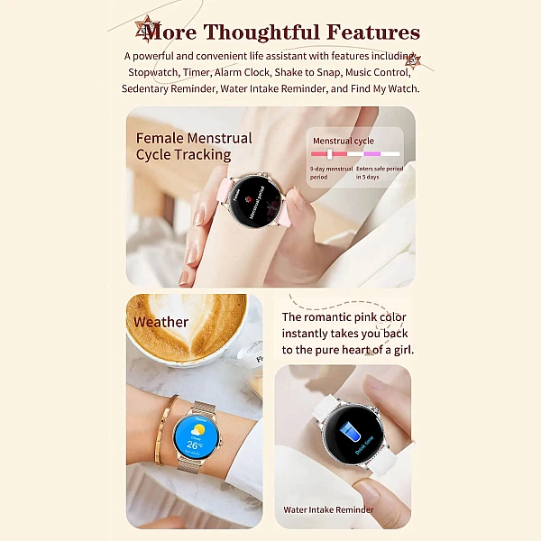 Smartwatch Microwear I225 - Silver Steel