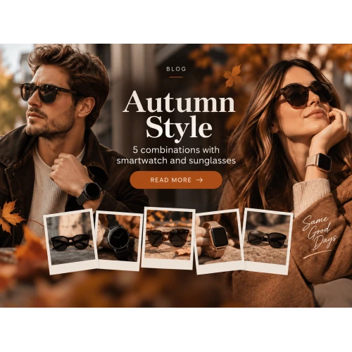 Herbststil: 5 Kombinationen mit Smartwatch und Sonnenbrille