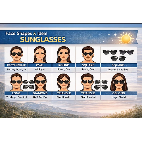 Shade Your Style: So wählen Sie die perfekte Sonnenbrille für Ihre Gesichtsform aus