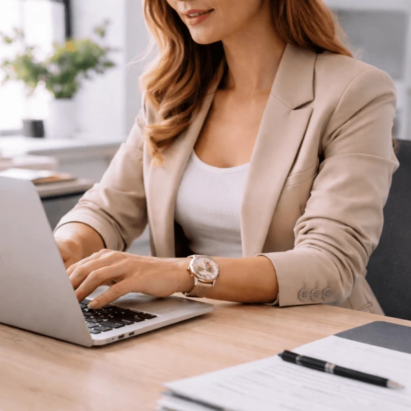 Smartwatch Microwear MK41 – Gold Steel