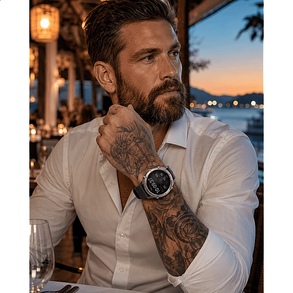 Smartwatch Microwear DM59 – Black Silicone Smartwatch Microwear DM59 – Black Silicone